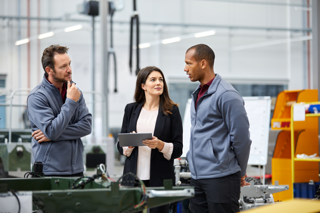 Operations leaders in discussion